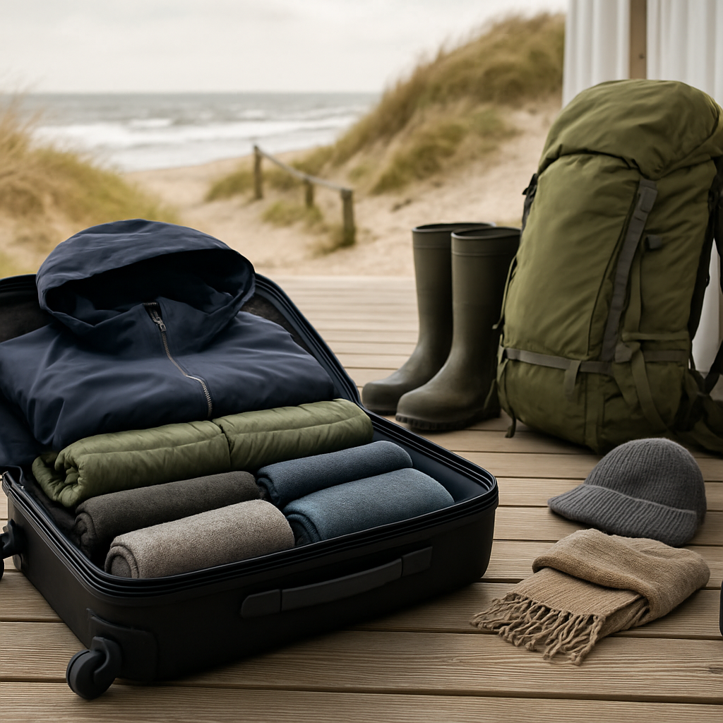 Wetter und Kleidung für Schleswig-Holstein-Ferienhaus vorbereiten